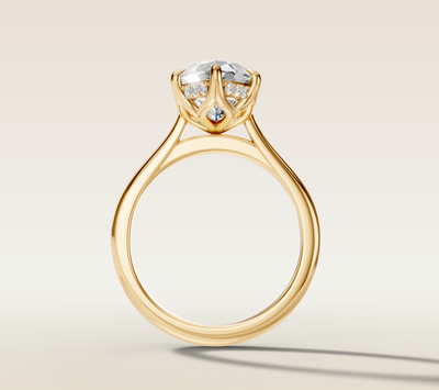 Marquise hidden halo