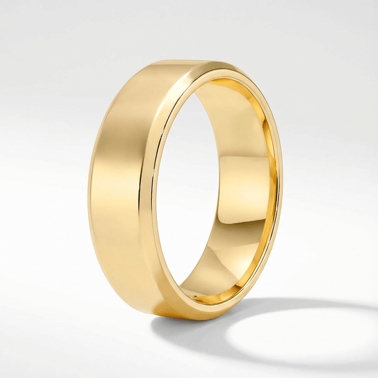 Flat Wedding Band