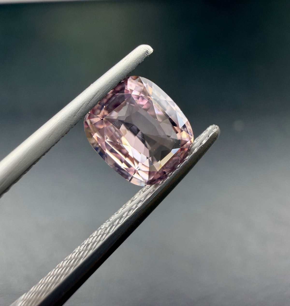 Natural 1.74ct Cushion Light Pink Sapphire
