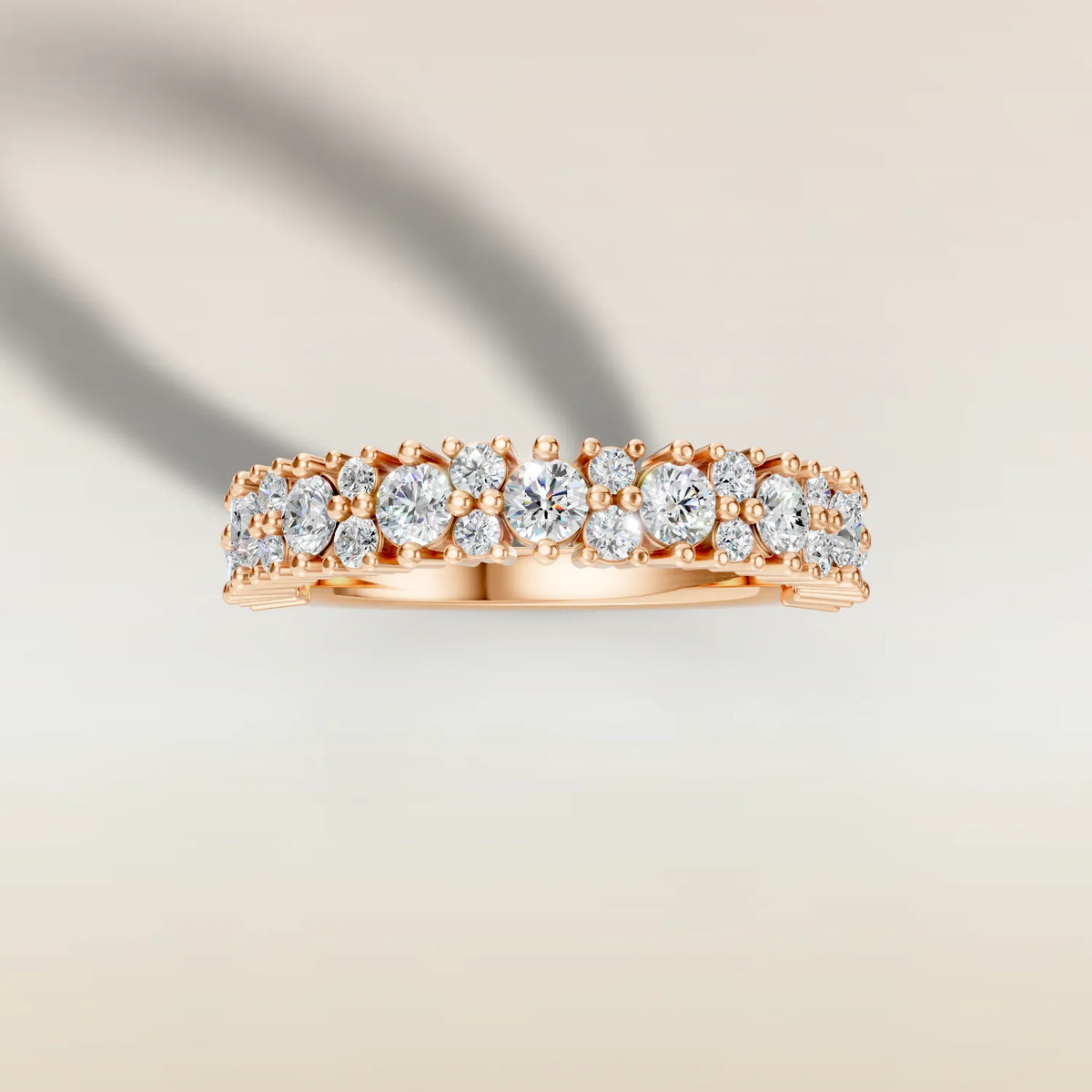 1554.1 - Mixed Round Eternity Band, view 12