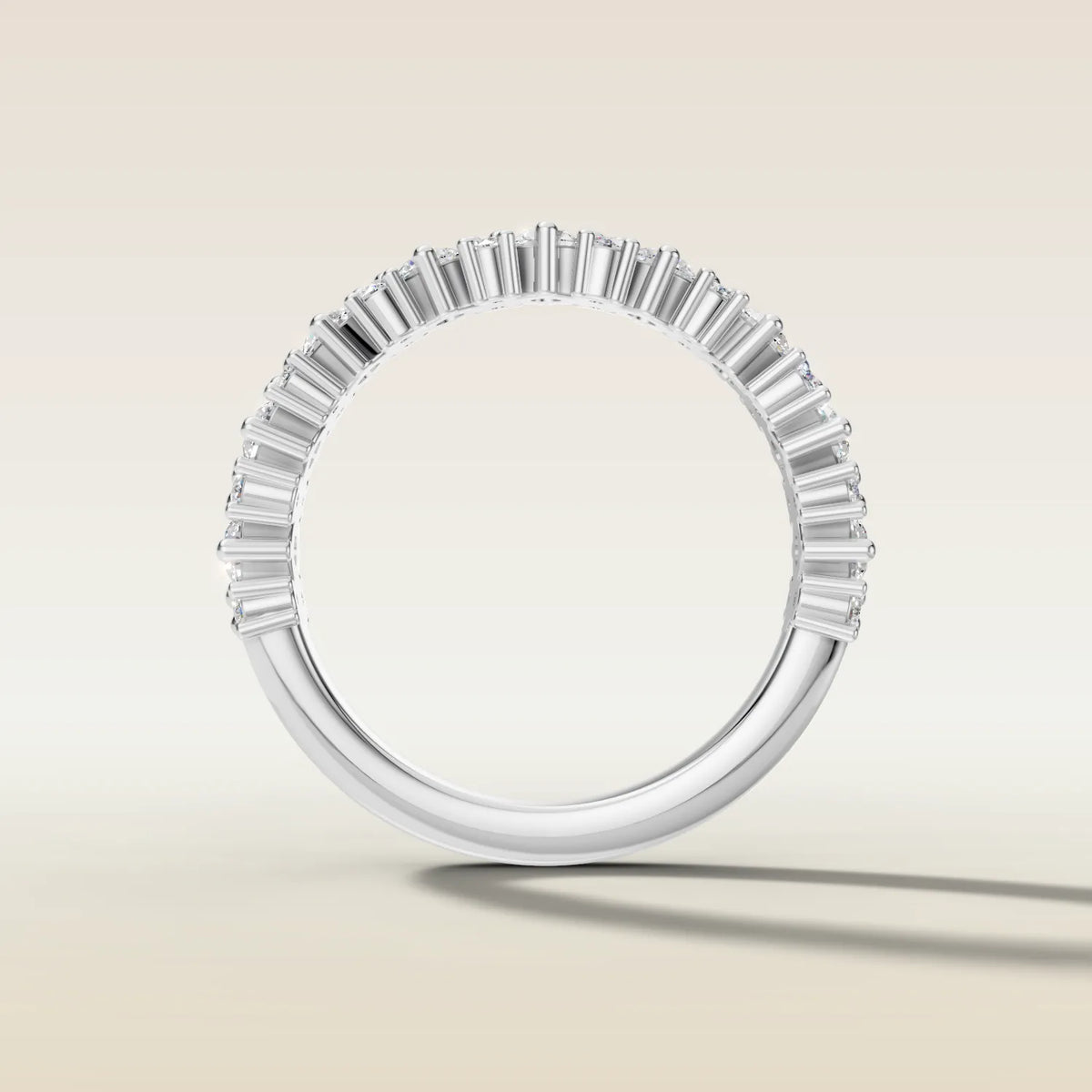 1554.1 - Mixed Round Eternity Band, view 6