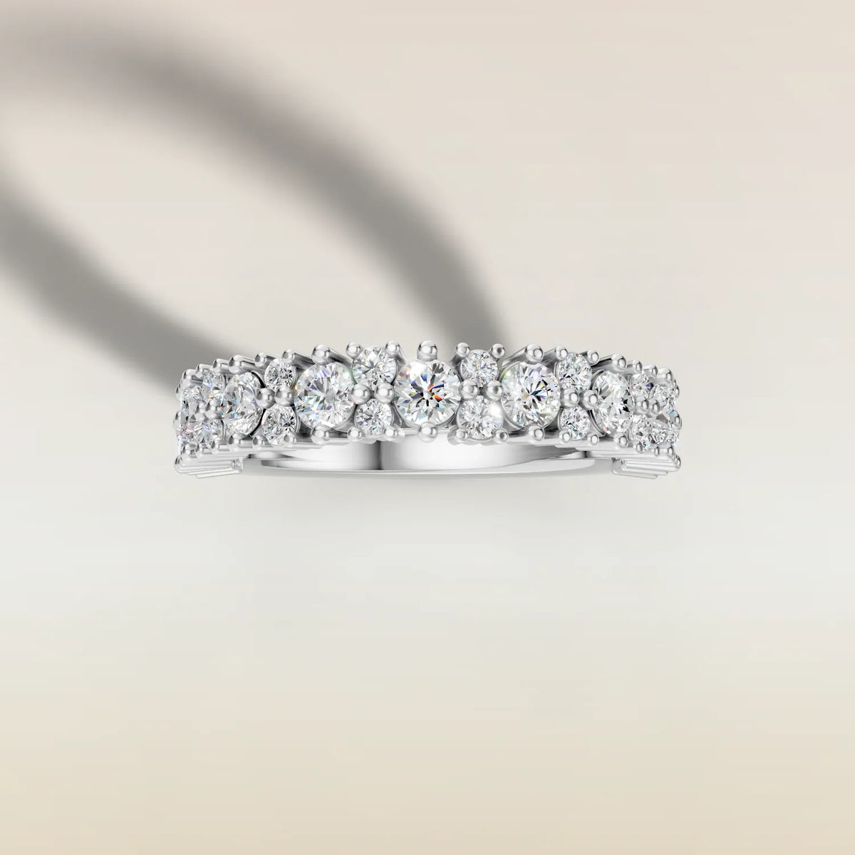 1554.1 - Mixed Round Eternity Band, view 8