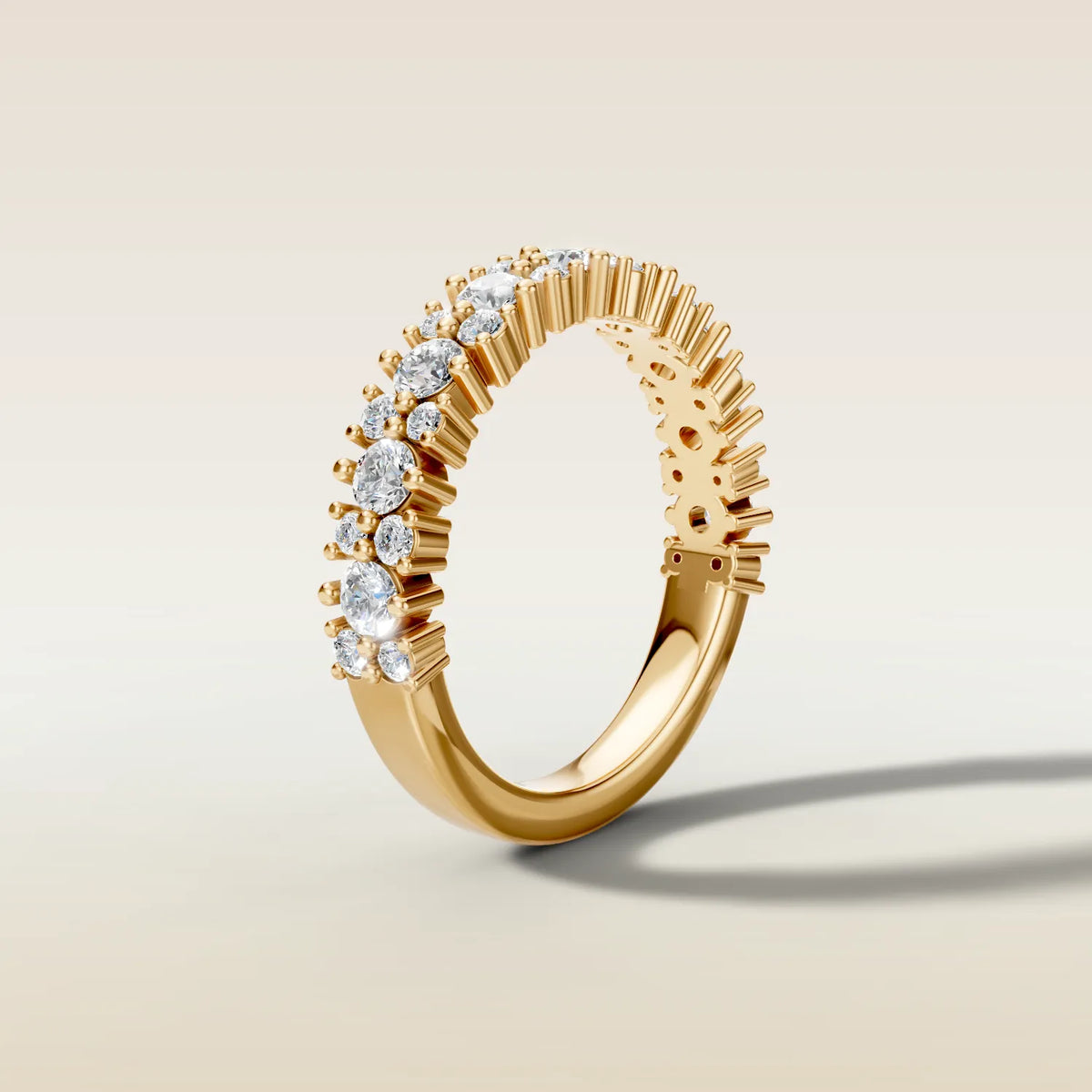 1554.1 - Mixed Round Eternity Band, view 1