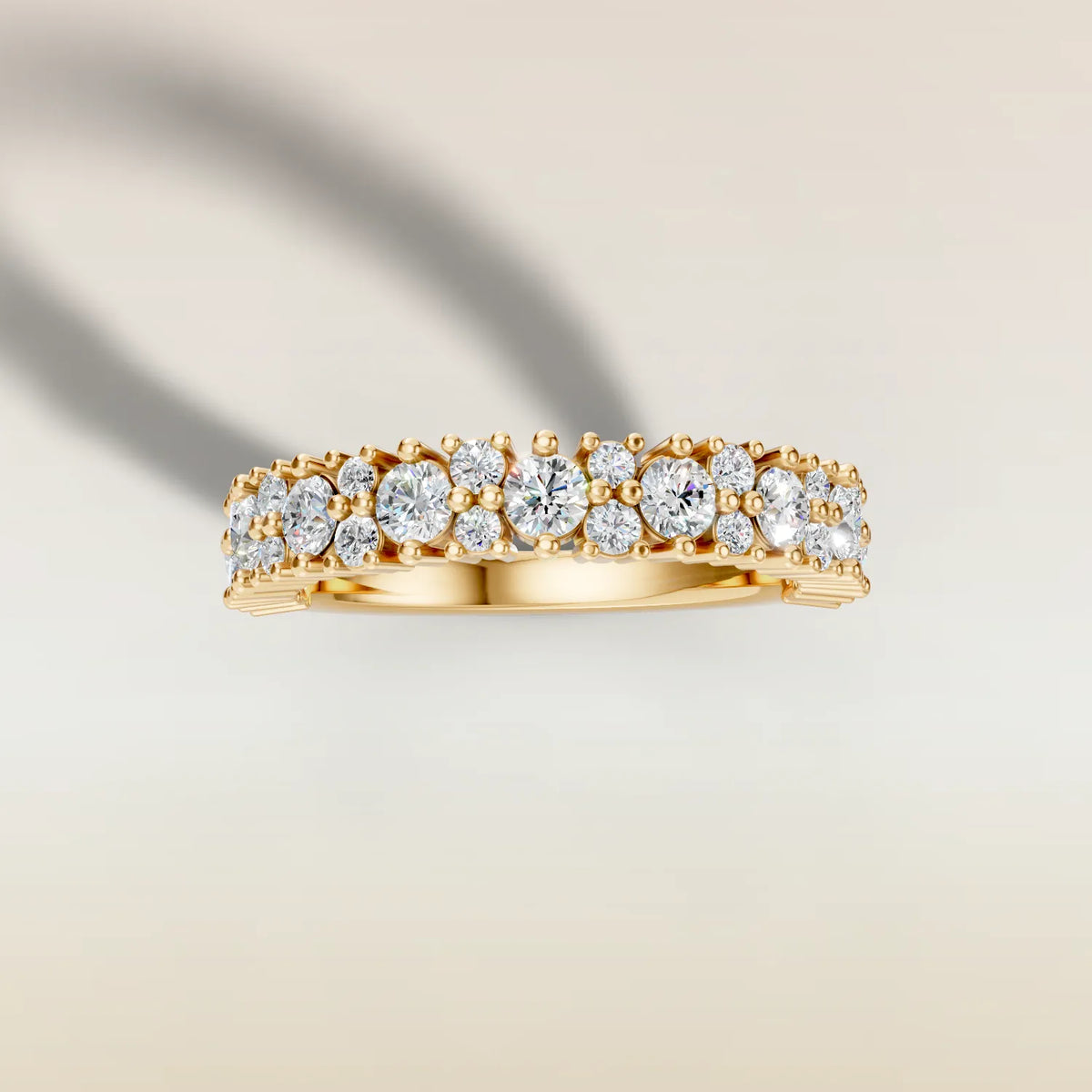 1554.1 - Mixed Round Eternity Band, view 4