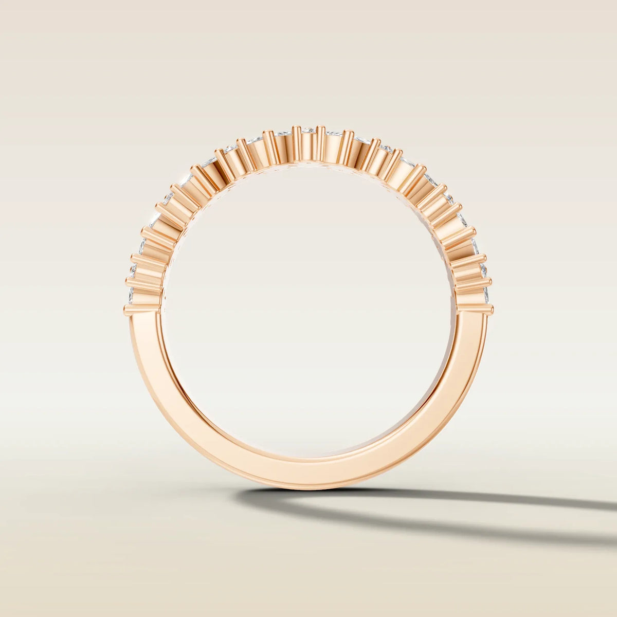 1778.1 - Marquise and Round Half Eternity Band, view 10