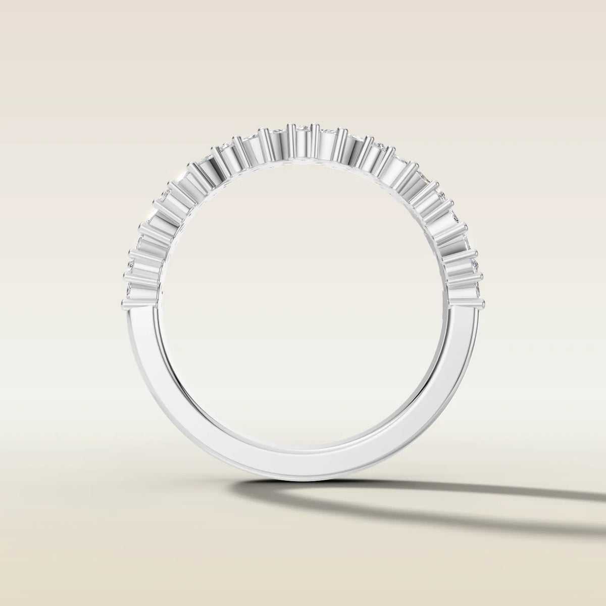 1778.1 - Marquise and Round Half Eternity Band, view 6