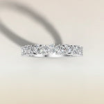 1778.1 - Marquise and Round Half Eternity Band, view 8