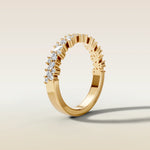 1778.1 - Marquise and Round Half Eternity Band, view 1