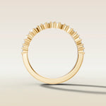 1778.1 - Marquise and Round Half Eternity Band, view 2