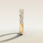1778.1 - Marquise and Round Half Eternity Band, view 3