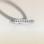 1885.2 - 3/4 Channel Set Round Diamond Band, view 8