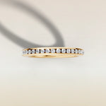 1885.2 - 3/4 Channel Set Round Diamond Band, view 4