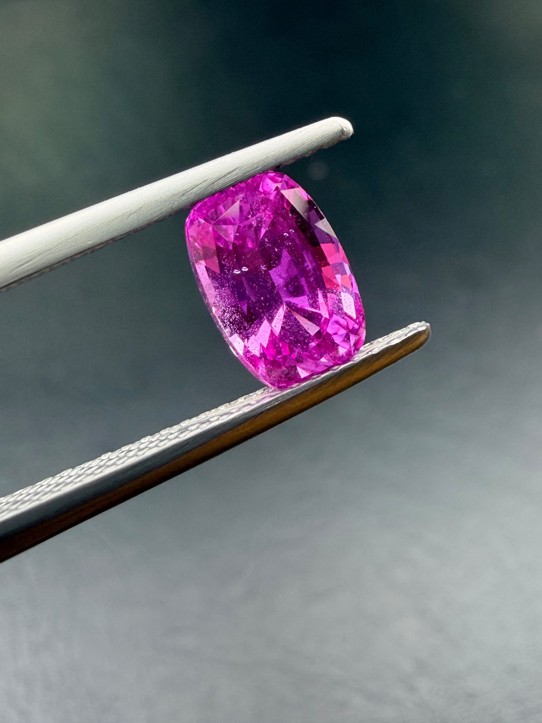 2.37ct Cushion Pink Sapphire