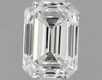 2.00ct Emerald Lab Grown Diamond (Colour D, Clarity VVS1, IGI Certified)