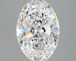 2.00ct Oval Lab Grown Diamond (Colour D, Clarity FL, IGI Certified)