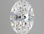 2.00ct Oval Lab Grown Diamond (Colour D, Clarity FL, IGI Certified)