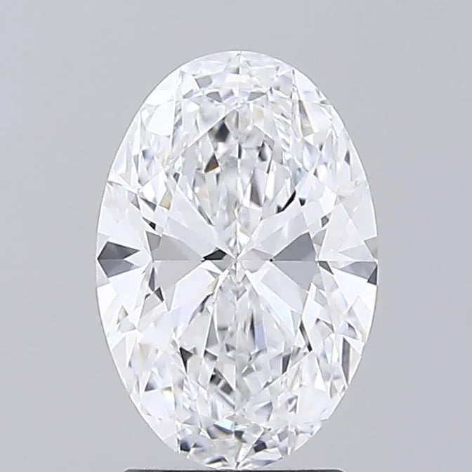 2.00ct Oval Lab Grown Diamond (Colour D, Clarity IF, IGI Certified)