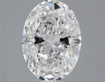 2.00ct Oval Lab Grown Diamond (Colour D, Clarity VVS1, IGI Certified)