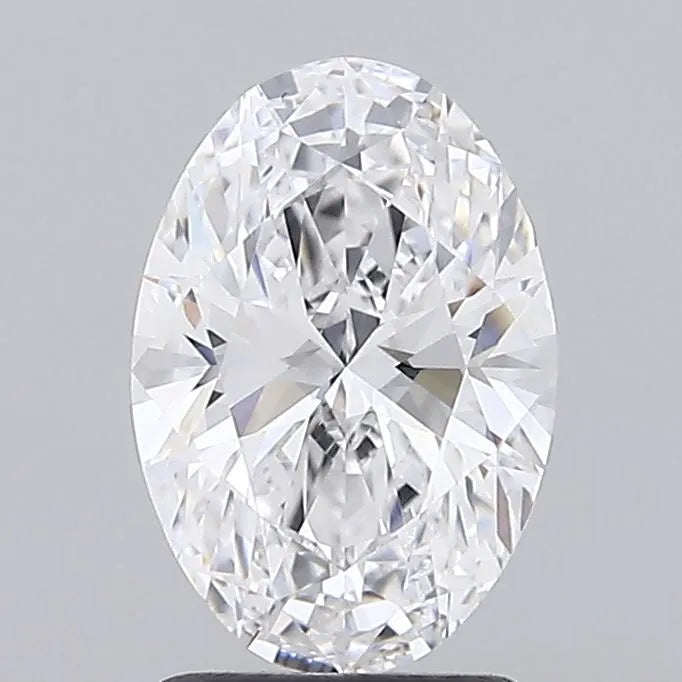 2.00ct Oval Lab Grown Diamond (Colour D, Clarity VVS2, IGI Certified)