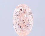 2.00ct Oval Lab Grown Diamond (Colour Fancy Brown Pink, Clarity VS1, IGI Certified)