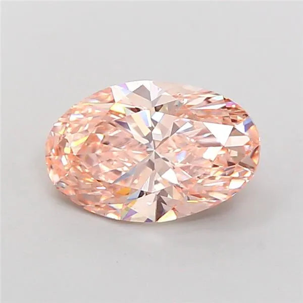 2.00ct Oval Lab Grown Diamond (Colour Fancy Intense Pink, Clarity VS2, IGI Certified)