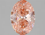2.00ct Oval Lab Grown Diamond (Colour Fancy Vivid Pink, Clarity VS2, IGI Certified)