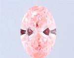 2.00ct Oval Lab Grown Diamond (Colour Fancy Vivid Pink, Clarity VVS2, IGI Certified)