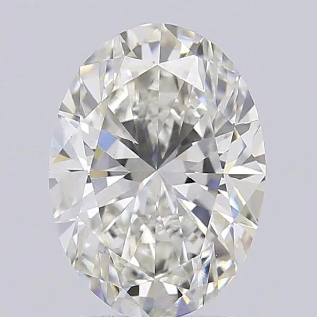 2.00ct Oval Lab Grown Diamond (Colour G, Clarity VS1, IGI Certified)
