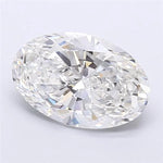 2.00ct Oval Lab Grown Diamond (Colour G, Clarity VVS2, IGI Certified)
