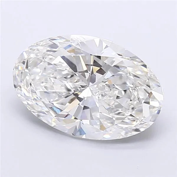 2.00ct Oval Lab Grown Diamond (Colour G, Clarity VVS2, IGI Certified)