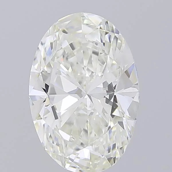 2.00ct Oval Lab Grown Diamond (Colour G, Clarity VVS2, IGI Certified)