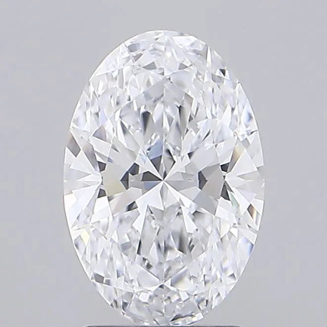 2.01ct Oval Lab Grown Diamond (Colour D, Clarity IF, Cut EX, IGI Certified)