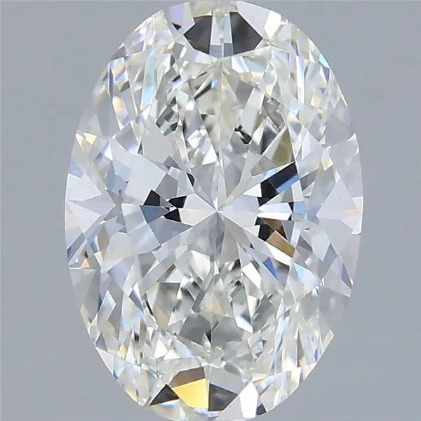 2.01ct Oval Lab Grown Diamond (Colour G, Clarity VVS2, IGI Certified)