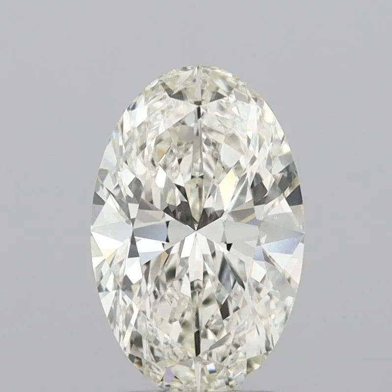 2.01ct Oval Natural Diamond (Colour J, Clarity VS2, Cut EX, IGI Certified)