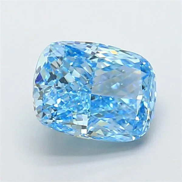 2.02ct Cushion modified Lab Grown Diamond (Colour Fancy Vivid Blue, Clarity VS2, IGI Certified)