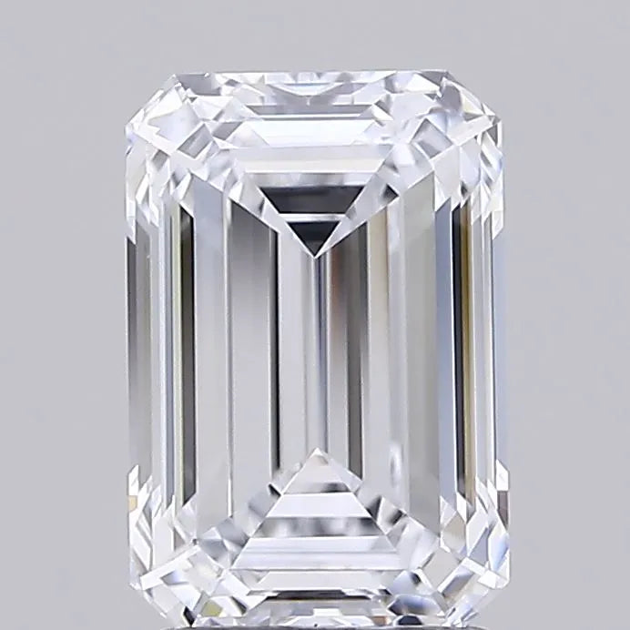 2.02ct Emerald Lab Grown Diamond (Colour E, Clarity IF, IGI Certified)
