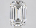 2.02ct Emerald Lab Grown Diamond (Colour F, Clarity VVS2, IGI Certified)