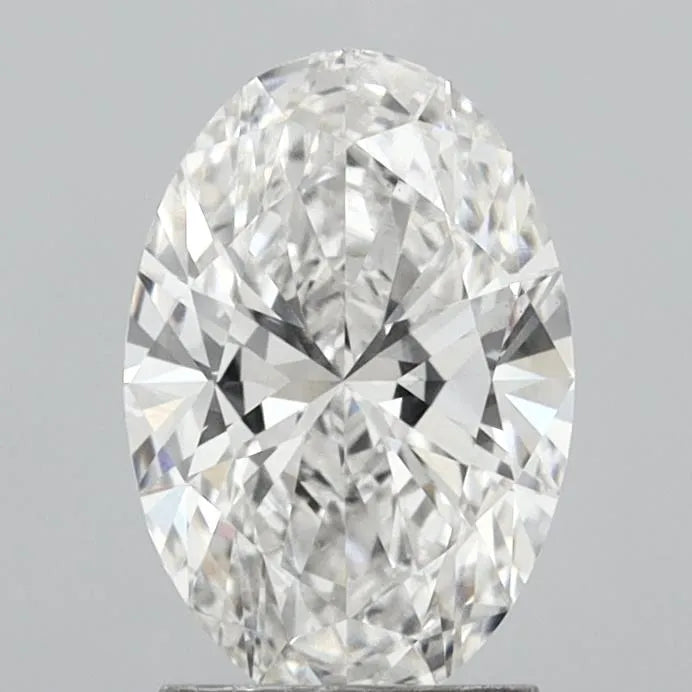 2.02ct Oval Lab Grown Diamond (Colour F, Clarity VS1, IGI Certified)