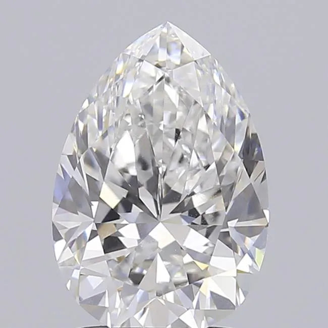 2.02ct Pear Lab Grown Diamond (Colour E, Clarity VVS2, IGI Certified)