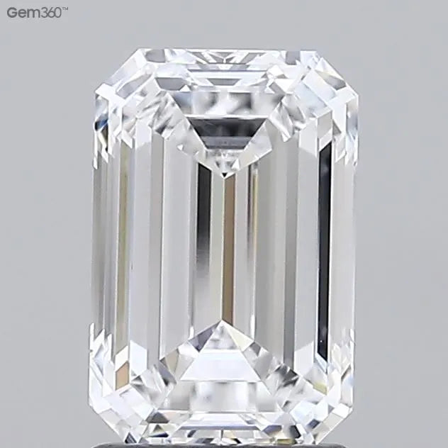 2.03ct Emerald Lab Grown Diamond (Colour D, Clarity VVS2, IGI Certified)