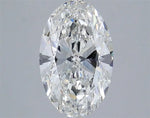 2.03ct Oval Lab Grown Diamond (Colour G, Clarity VS2, IGI Certified)