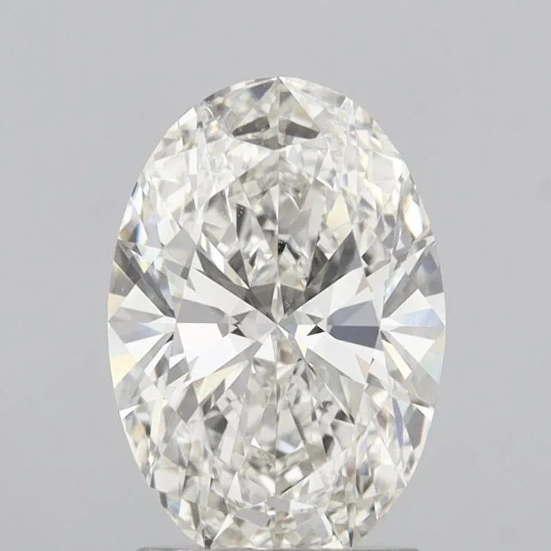 2.03ct Oval Lab Grown Diamond (Colour G, Clarity VVS2, IGI Certified)