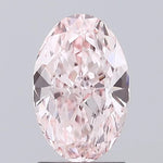 2.04ct Oval Lab Grown Diamond (Colour Fancy Intense Pink, Clarity VS1, IGI Certified)