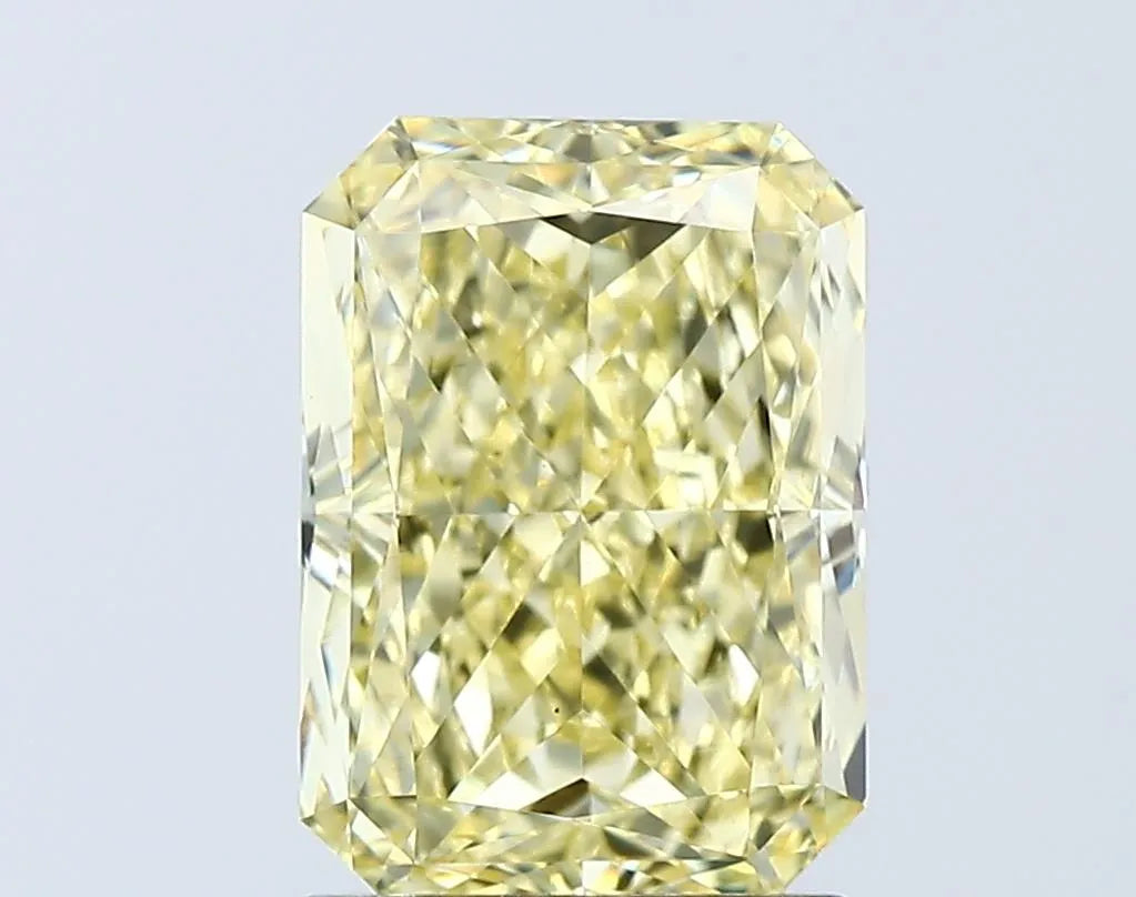 2.04ct Radiant Lab Grown Diamond (Colour Fancy Intense Yellow, Clarity VS1, IGI Certified)