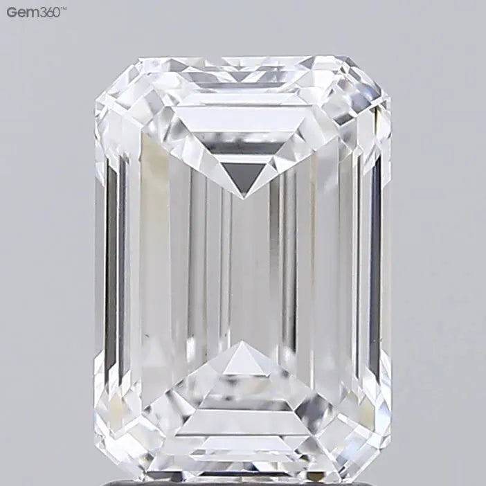 2.05ct Emerald Lab Grown Diamond (Colour D, Clarity VVS2, IGI Certified)