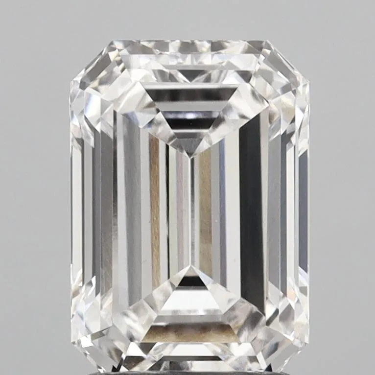 2.05ct Emerald Lab Grown Diamond (Colour F, Clarity VVS2, IGI Certified)