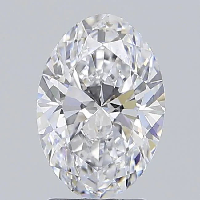 2.05ct Oval Lab Grown Diamond (Colour D, Clarity IF, Cut EX, GIA Certified)