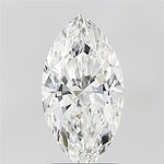 2.06ct Marquise Lab Grown Diamond (Colour G, Clarity VVS2, IGI Certified)