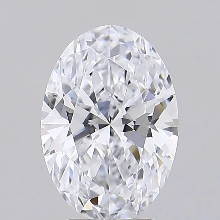 2.06ct Oval Lab Grown Diamond (Colour E, Clarity IF, Cut EX, IGI Certified)