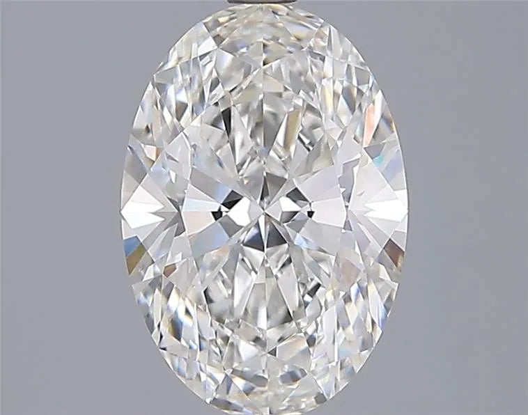 2.06ct Oval Lab Grown Diamond (Colour G, Clarity VVS2, IGI Certified)